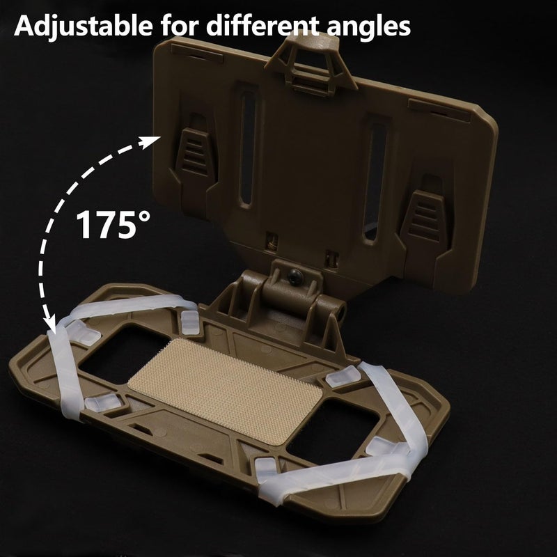 LThyzszb Tactical Plate Carrier Phone Mount Vest Phone Holder, Universal Phone Chest Mount for Screen Size 4.7"-6.7" - Image 2